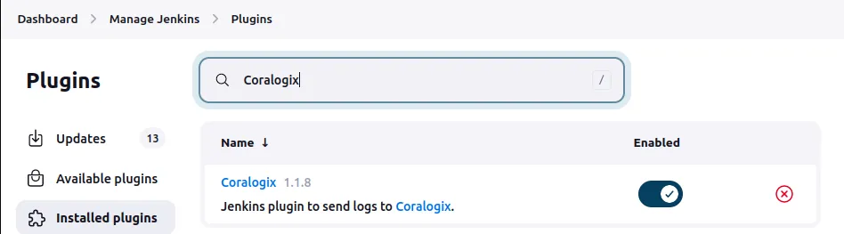 Coralogix Plugin