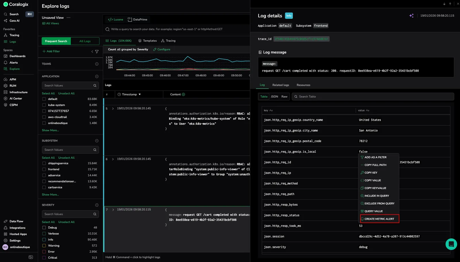log2metric create metric alert