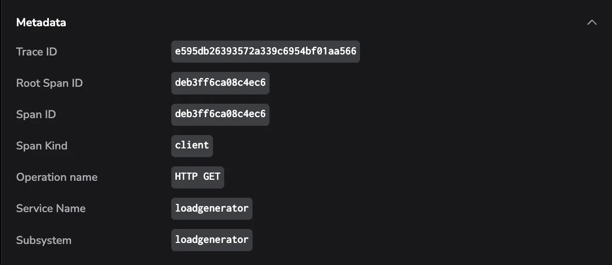 Metadata