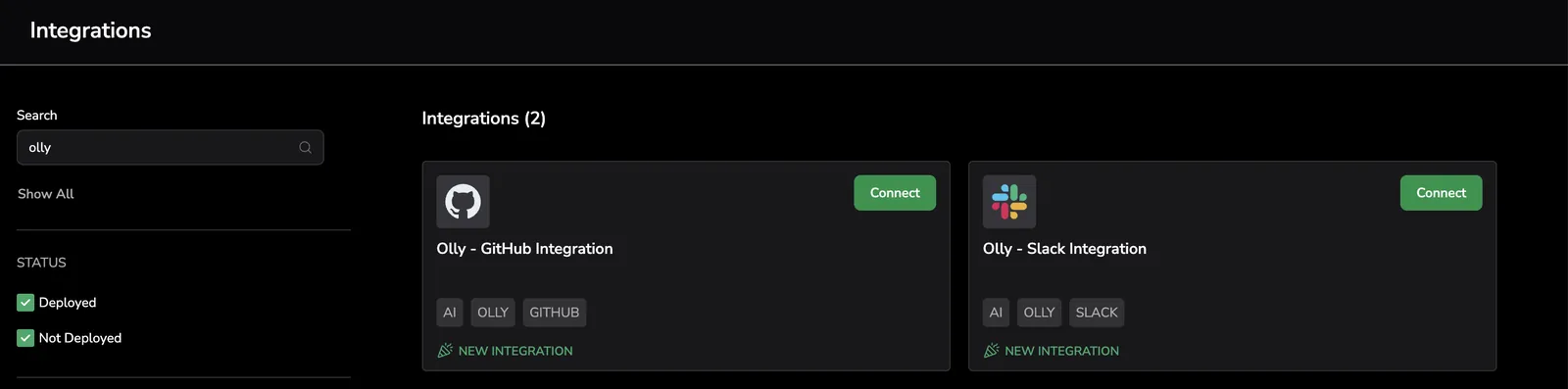 Enable integrations
